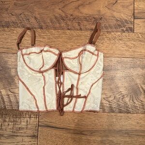 Urban Outfitters corset top worn once size medium